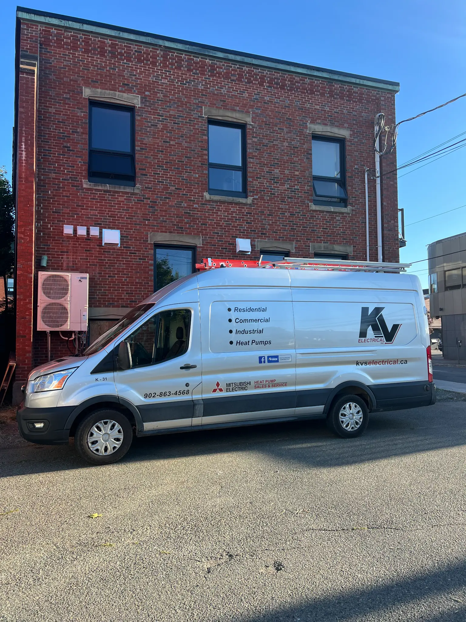 KVS Electrical branded service van